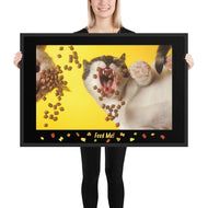Framed photo paper poster • Feed Me! • 24x36