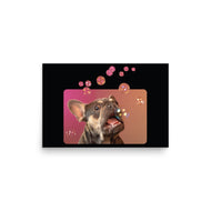 Photo paper poster • Frenchie Bubbles!