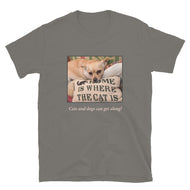 Short-Sleeve Unisex T-Shirt • Cats and Dogs Can Get Along!