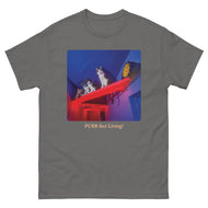 Unisex classic tee • Cats House • Neon Hall • PURR-fect Living!