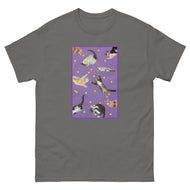 Unisex classic tee • Purple Under Cats • Yellow Balls