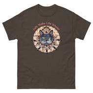 Unisex classic tee • Cat Mandala • Cats Make Life Whole!