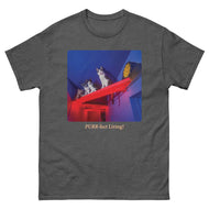 Unisex classic tee • Cats House • Neon Hall • PURR-fect Living!