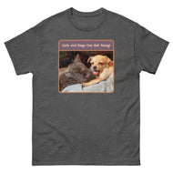 Unisex classic tee • Best Friends • Cats and Dogs Can Get Along!