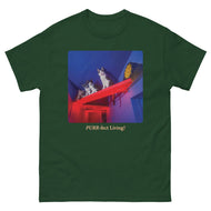 Unisex classic tee • Cats House • Neon Hall • PURR-fect Living!