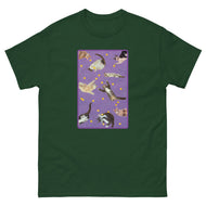 Unisex classic tee • Purple Under Cats • Yellow Balls