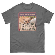 Unisex classic tee • Cats and Dogs Can Get Along!