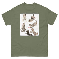 Unisex classic tee • Under Kittens • Collage • white background