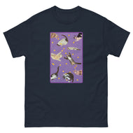 Unisex classic tee • Purple Under Cats • Yellow Balls