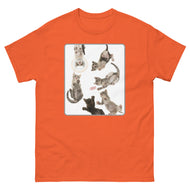 Unisex classic tee • Under Kittens • Collage • white background