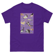 Unisex classic tee • Purple Under Cats • Yellow Balls