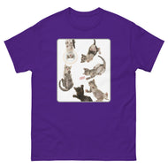 Unisex classic tee • Under Kittens • Collage • white background