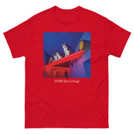 Unisex classic tee • Cats House • Neon Hall • PURR-fect Living!