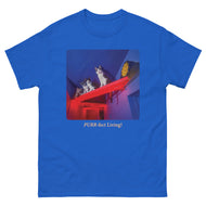 Unisex classic tee • Cats House • Neon Hall • PURR-fect Living!
