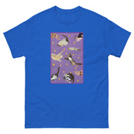 Unisex classic tee • Purple Under Cats • Yellow Balls