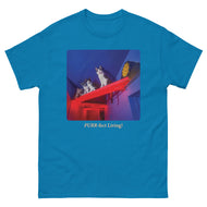 Unisex classic tee • Cats House • Neon Hall • PURR-fect Living!