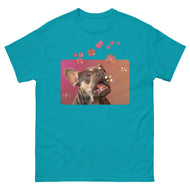 Unisex classic tee • Henry the Frenchie • Bubbles!