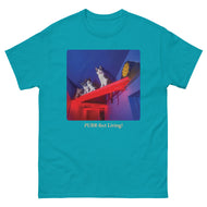 Unisex classic tee • Cats House • Neon Hall • PURR-fect Living!
