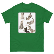 Unisex classic tee • Under Kittens • Collage • white background