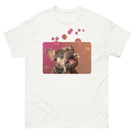 Unisex classic tee • Henry the Frenchie • Bubbles!