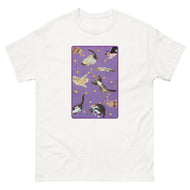 Unisex classic tee • Purple Under Cats • Yellow Balls