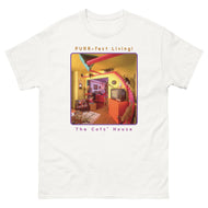 Unisex classic tee • The Cats' House living room • PURR-fect Living!