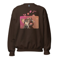 Unisex Sweatshirt • Henry the Frenchie • Bubbles!