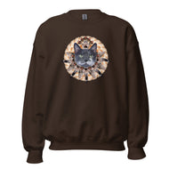 Unisex Sweatshirt • Bernard • Cat Mandala