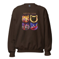Unisex Sweatshirt • PURR-fect Living! • The Cats' House