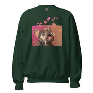 Unisex Sweatshirt • Henry the Frenchie • Bubbles!