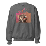 Unisex Sweatshirt • Henry the Frenchie • Bubbles!