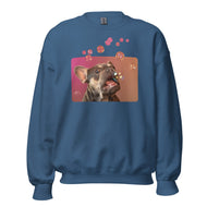 Unisex Sweatshirt • Henry the Frenchie • Bubbles!