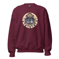 Unisex Sweatshirt • Bernard • Cat Mandala