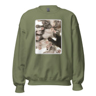 Unisex Sweatshirt • under Kittens • Lots of Paws!