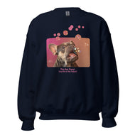 Unisex Sweatshirt • Henry the Frenchie • Bubbles! • Play. Nap. Repeat. • text