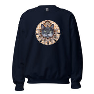 Unisex Sweatshirt • Bernard • Cat Mandala