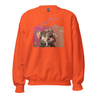 Unisex Sweatshirt • Henry the Frenchie • Bubbles!