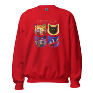 Unisex Sweatshirt • PURR-fect Living! • The Cats' House