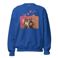 Unisex Sweatshirt • Henry the Frenchie • Bubbles!