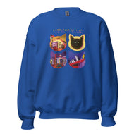 Unisex Sweatshirt • PURR-fect Living! • The Cats' House