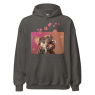 Unisex Hoodie • Henry the Frenchie • Bubbles!