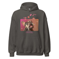 Unisex Hoodie • Henry the Frenchie • Bubbles! • Play. Nap. Repeat. • text