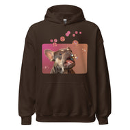 Unisex Hoodie • Henry the Frenchie • Bubbles!