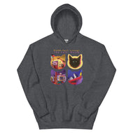 Unisex Hoodie • PURR-fect Living! • The Cats' House