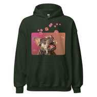 Unisex Hoodie • Henry the Frenchie • Bubbles!