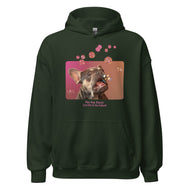 Unisex Hoodie • Henry the Frenchie • Bubbles! • Play. Nap. Repeat. • text