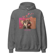 Unisex Hoodie • Henry the Frenchie • Bubbles! • Play. Nap. Repeat. • text