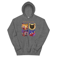 Unisex Hoodie • PURR-fect Living! • The Cats' House