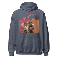 Unisex Hoodie • Henry the Frenchie • Bubbles!