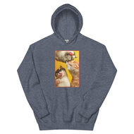 Unisex Hoodie • Three Under Cats • Milk!